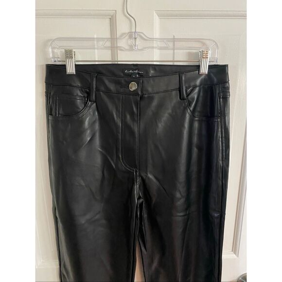 Hunter & Brown faux leather pants size L - Picture 2 of 9